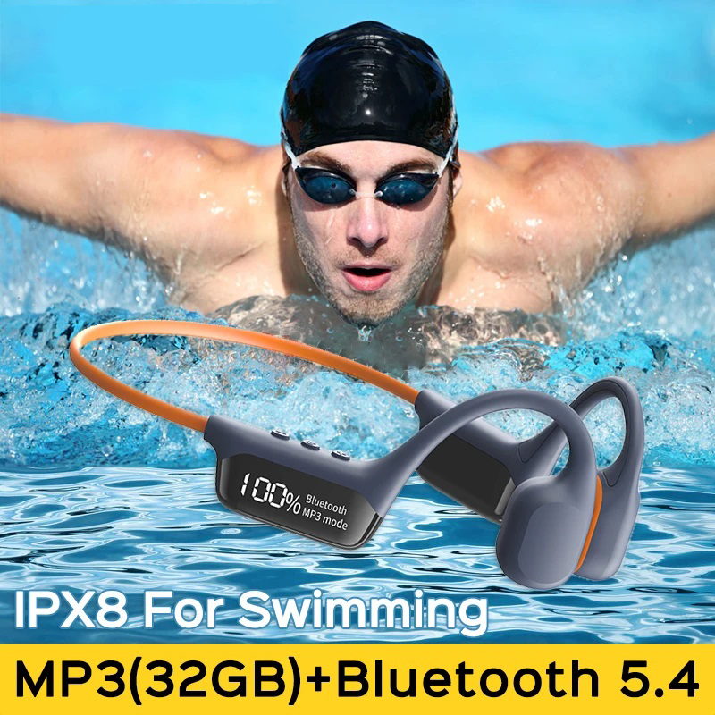 Bone Conduction Running Headphones - Słuchawki bezprzewodowe LonMao S10 IPX8 do