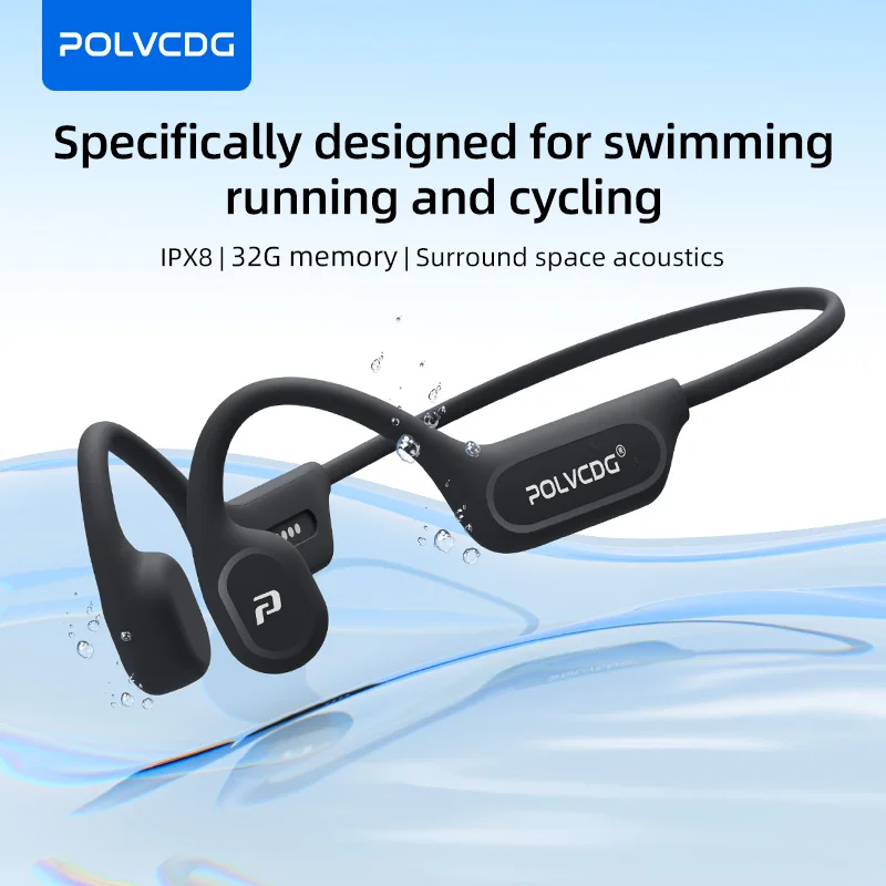 Open Ear Air Conduction Headphones - Słuchawki przewodzące dźwięk przez kości POLVCDG
