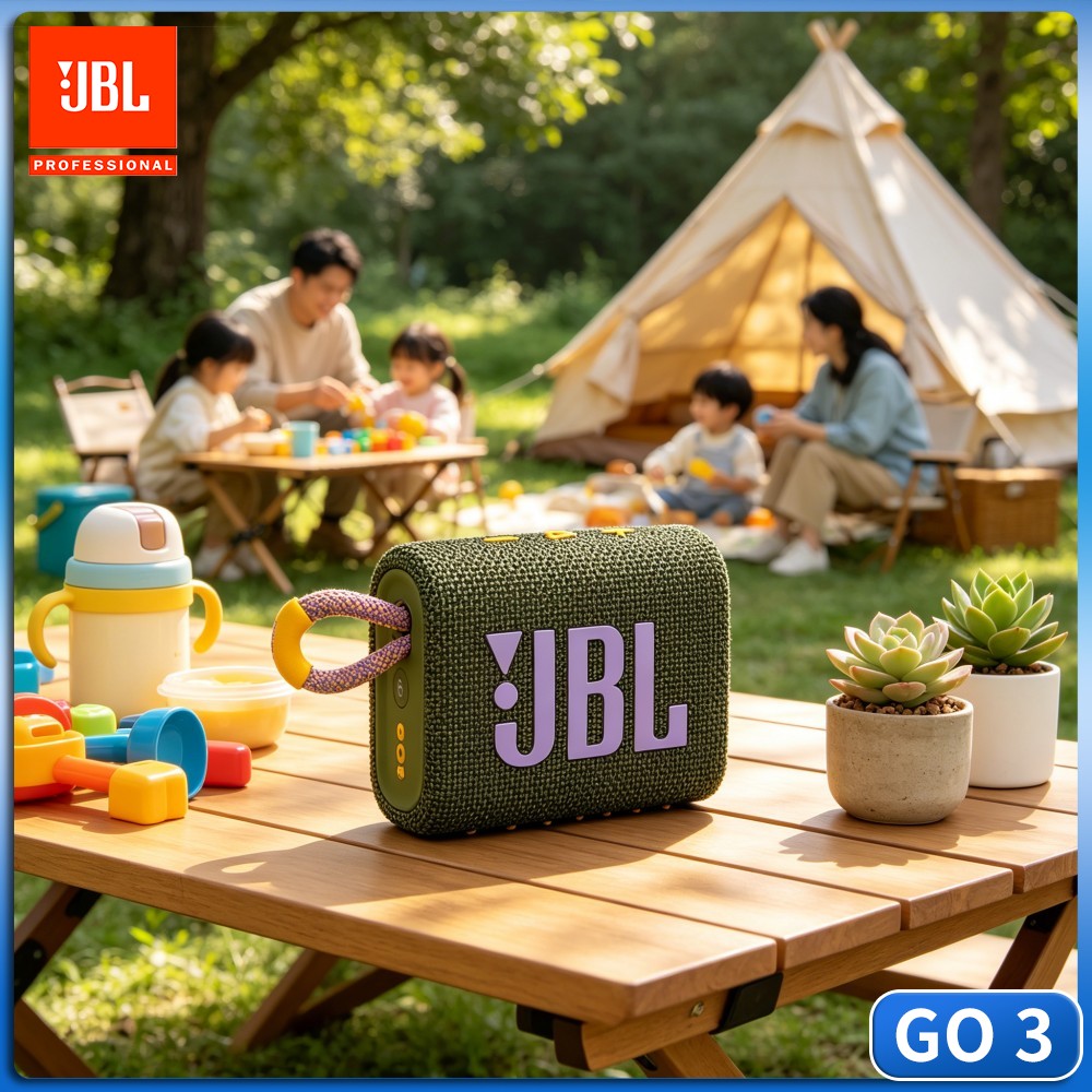 Portable Bluetooth Speaker Waterproof Ipx7 - Ferry Camp Box JBL GO3 Głośnik