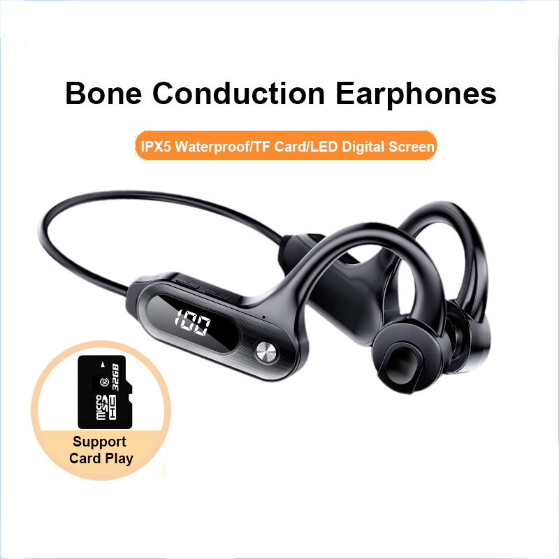 Open Ear Air Conduction Headphones - Słuchawki douszne Bluetooth 5.3 z przewodnictwem