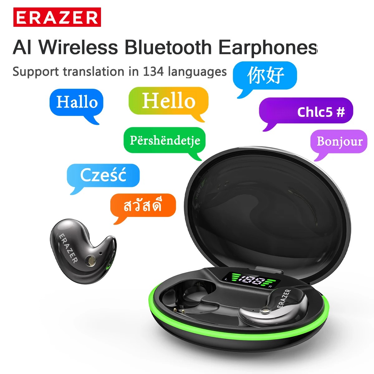 Headphones - Słuchawki douszne Bluetooth EARZER XF58 z