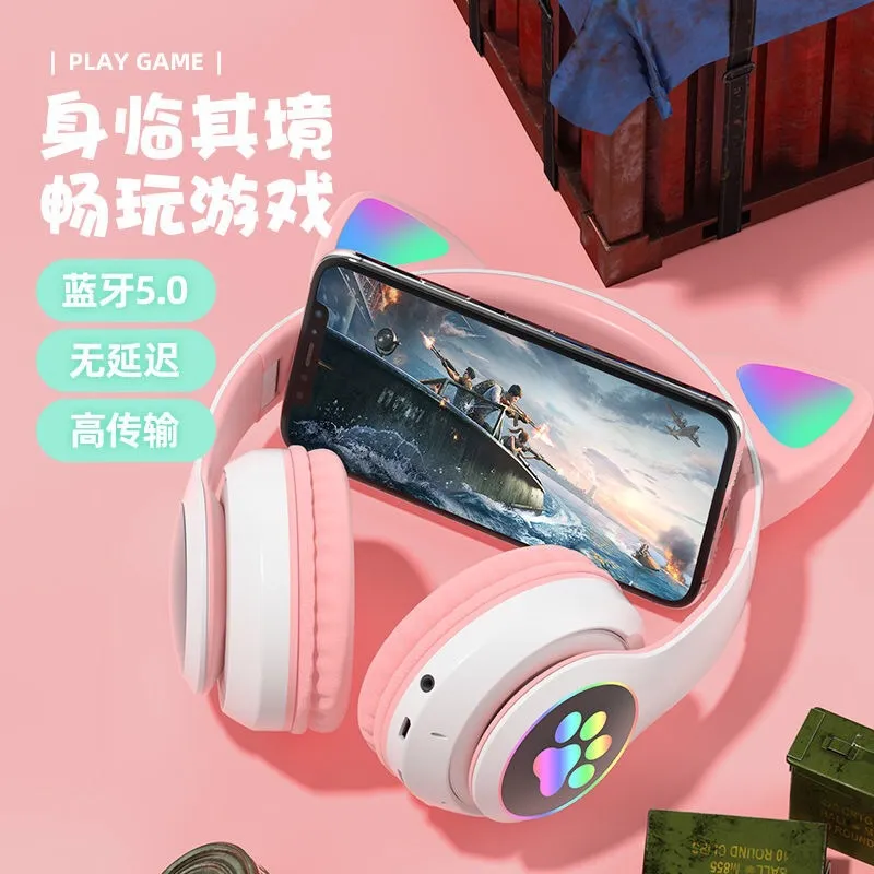 Słuchawki Bluetooth z kocimi u – Cat Ear Bluetooth Headset Led recenzja i cena