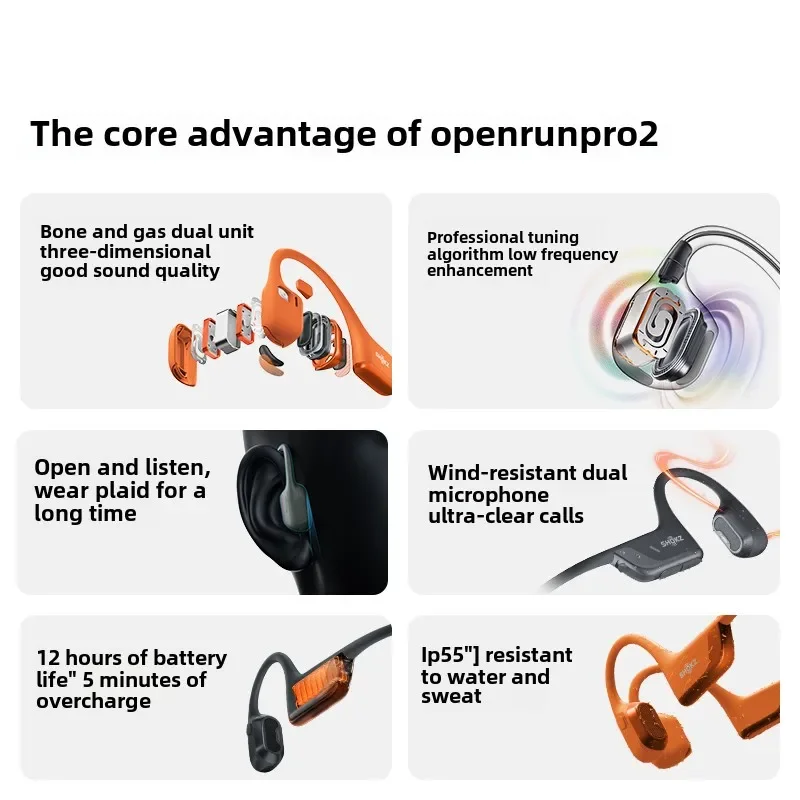 Słuchawki SHOKZ OpenRun Pro 2  – Bone Conduction Running Headphones recenzja i cena