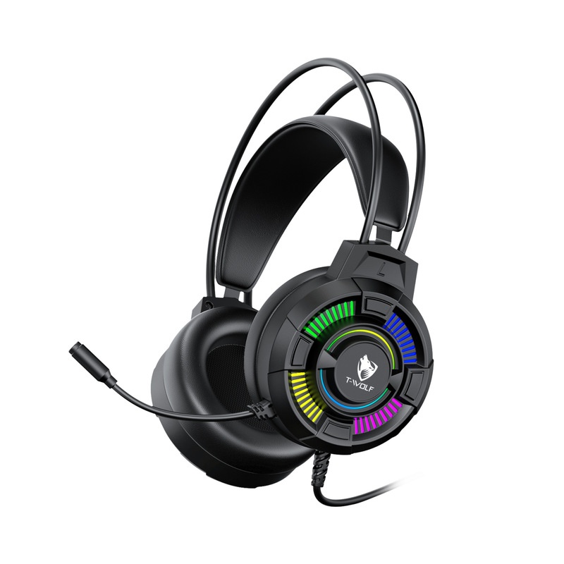 Słuchawki gamingowe T-Wolf H14 – Gaming Headset With Mic Rgb recenzja i cena