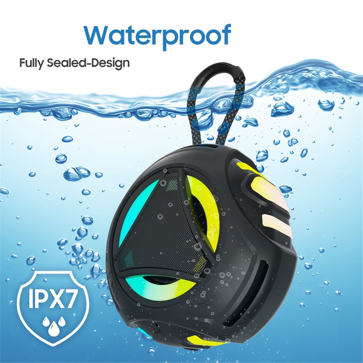 Mini głośnik Bluetooth do prys – Portable Bluetooth Speaker Waterproof Ipx7 recenzja i cena